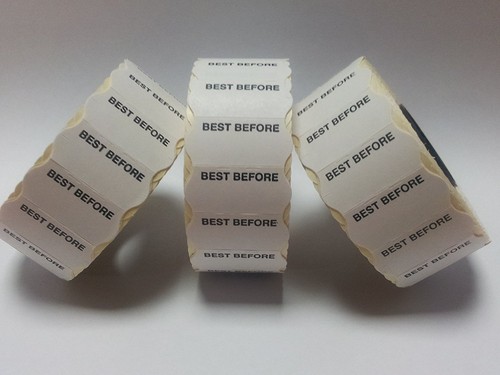 Best before white permanent - white,