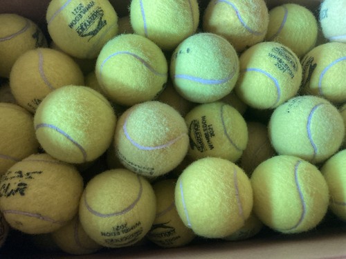 Used tennis balls great - used,