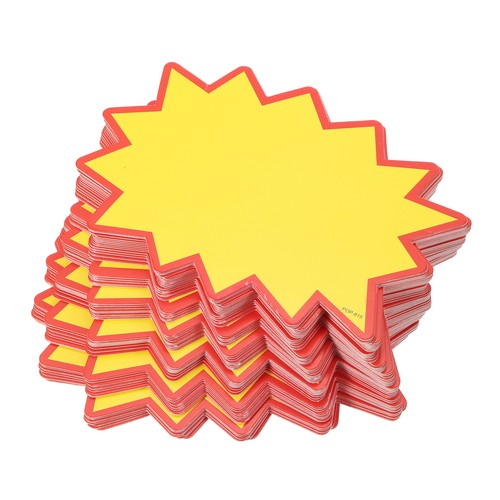 Pack 100 blank star - of,
