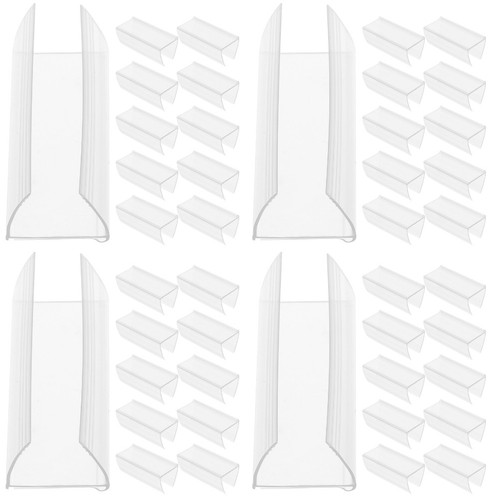 240pcs transparent reusable - 240pcs,