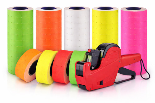 Rolls pricing gun - pricing, labels