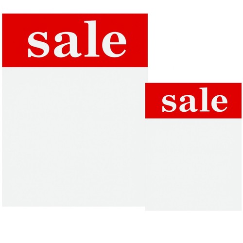 Large sale card - card, price