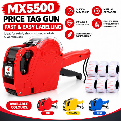 Mx5500 new price tag gun - mx5500,